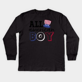 ALL   american  BOY Kids Long Sleeve T-Shirt